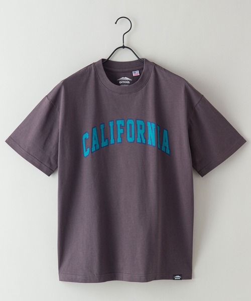 OUTDOOR PRODUCTS APPAREL(アウトドアプロダクツアパレル)の「USAコットン カレッジプリント ヘビーウェイト ビッグシルエット Tシャツ(Tシャツ/カットソー・レディース・チャコールグレー/グリーン/ホワイト/ネイビー・FREE)」の11枚目の写真