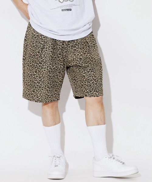 ROOPTOKYO（ループトウキョウ）の「レオパードシェフショーツ（その他パンツ・メンズ・ベージュ/グリーン・L/M/XL）」の2枚目の写真