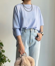 DouDou | リブ切替ジョーゼットドルマンブラウス(シャツ/ブラウス)