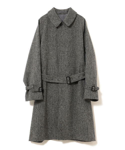 Beams その他アウター F シングル ラグランスリーブ ヘリンボーン コート その他アウター シングル F ビームスエフ の