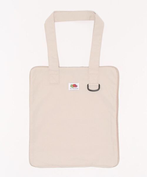 FRUIT OF THE LOOM（フルーツオブザルーム）の「NYLON  ROUND FASNAR TOTE BAG / ナイロン / トートバッグ / A4 / コンパクト / カジュアル / ファスナー（トートバッグ・メンズ・ブラック/ベージュ/ネイビー/グレー/ピンク/ミント・FREE）」の3枚目の写真