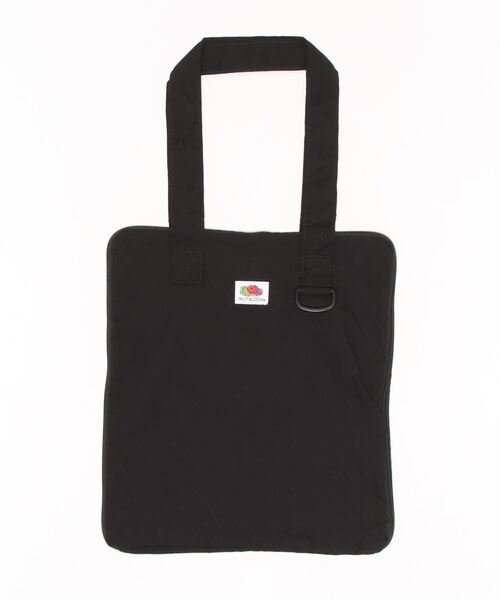 FRUIT OF THE LOOM（フルーツオブザルーム）の「NYLON  ROUND FASNAR TOTE BAG / ナイロン / トートバッグ / A4 / コンパクト / カジュアル / ファスナー（トートバッグ・メンズ・ブラック/ベージュ/ネイビー/グレー/ピンク/ミント・FREE）」の2枚目の写真