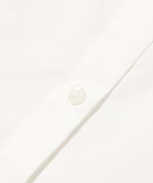 BeAMS DOT(ビームスドット)の「BeAMS DOT / オープンショルダー ロングシャツワンピース(シャツワンピース・レディース・ブラック/オレンジ/ホワイト・FREE)」の19枚目の写真