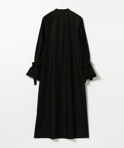 BeAMS DOT(ビームスドット)の「BeAMS DOT / オープンショルダー ロングシャツワンピース(シャツワンピース・レディース・ブラック/オレンジ/ホワイト・FREE)」の5枚目の写真
