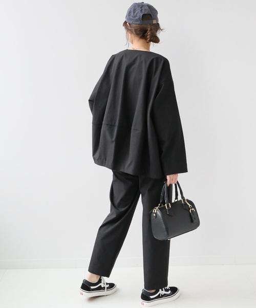 レリュームSPENSIERATOクルーネックコクーンブルゾン JOURNAL STANDARD relume（ジャーナルスタンダード レリューム