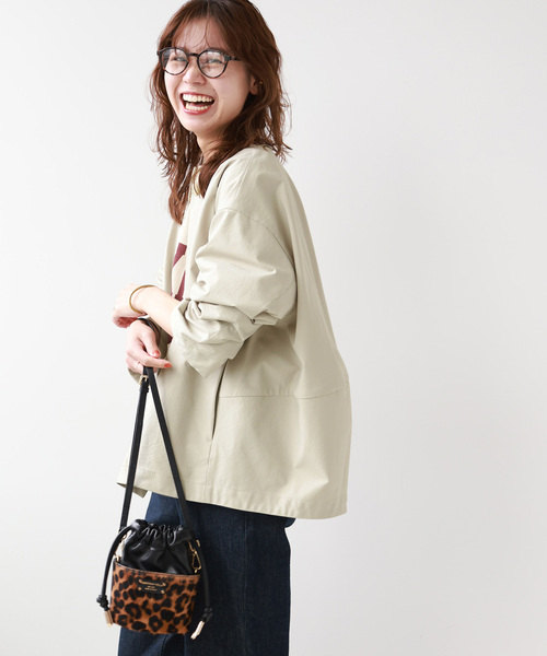 □【SPENSIERATO】クルーネックコクーンブルゾン（ブルゾン）｜JOURNAL