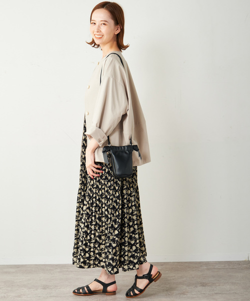 JOURNAL STANDARD relume(ジャーナルスタンダード レリューム)の「■【SPENSIERATO】クルーネックコクーンブルゾン(ブルゾン・レディース・ブラック/ベージュ・FREE)」の7枚目の写真