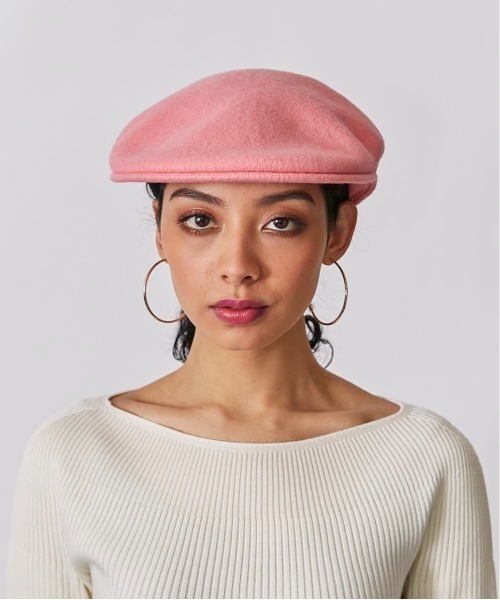 KANGOL（カンゴール）の「KANGOL Wool 504（ハンチング/ベレー帽・メンズ・ホワイト/ライトグレー/ブラック/ネイビー/ブラウン/グレー/レッド/ピンク/オレンジ/グリーン/ライトブラウン/ダークグレー/キャメル/ワイン/ブラック×ゴールド・SMALL/MEDIUM/LARGE/X-LARGE/XX-LARGE）」の13枚目の写真