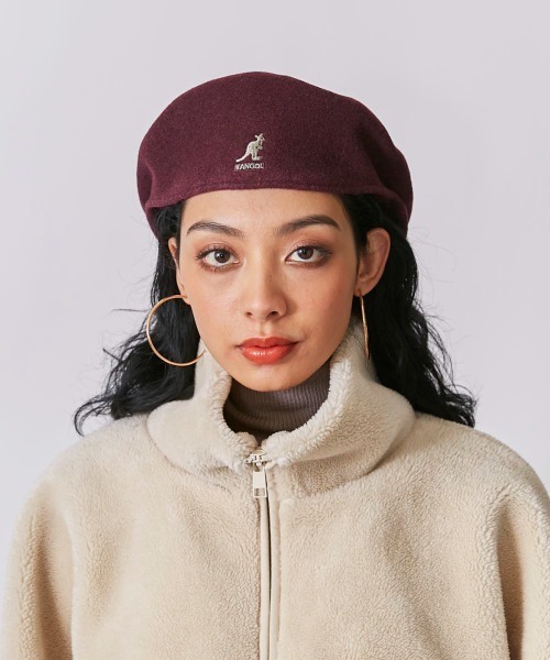 KANGOL（カンゴール）の「KANGOL Wool 504（ハンチング/ベレー帽・メンズ・ホワイト/ライトグレー/ブラック/ネイビー/ブラウン/グレー/レッド/ピンク/オレンジ/グリーン/ライトブラウン/ダークグレー/キャメル/ワイン/ブラック×ゴールド・SMALL/MEDIUM/LARGE/X-LARGE/XX-LARGE）」の14枚目の写真
