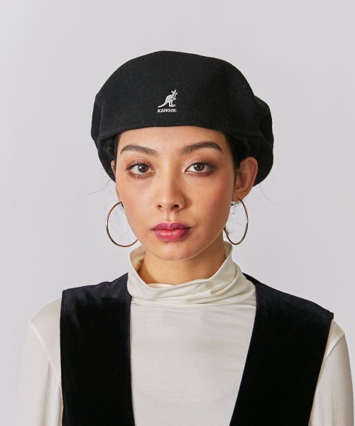 KANGOL（カンゴール）の「KANGOL Wool 504（ハンチング/ベレー帽・メンズ・ホワイト/ライトグレー/ブラック/ネイビー/ブラウン/グレー/レッド/ピンク/オレンジ/グリーン/ライトブラウン/ダークグレー/キャメル/ワイン/ブラック×ゴールド・SMALL/MEDIUM/LARGE/X-LARGE/XX-LARGE）」の7枚目の写真