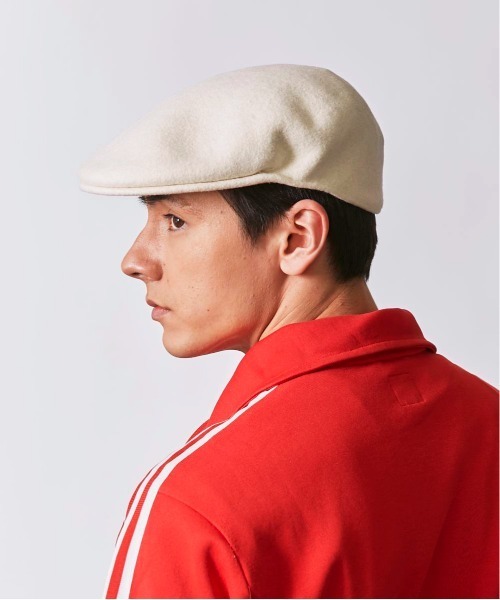 KANGOL（カンゴール）の「KANGOL Wool 504（ハンチング/ベレー帽・メンズ・ホワイト/ライトグレー/ブラック/ネイビー/ブラウン/グレー/レッド/ピンク/オレンジ/グリーン/ライトブラウン/ダークグレー/キャメル/ワイン/ブラック×ゴールド・SMALL/MEDIUM/LARGE/X-LARGE/XX-LARGE）」の20枚目の写真
