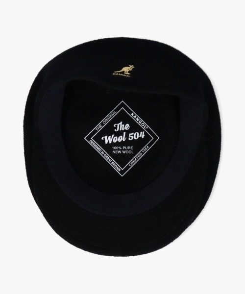 KANGOL（カンゴール）の「KANGOL Wool 504（ハンチング/ベレー帽・メンズ・ホワイト/ライトグレー/ブラック/ネイビー/ブラウン/グレー/レッド/ピンク/オレンジ/グリーン/ライトブラウン/ダークグレー/キャメル/ワイン/ブラック×ゴールド・SMALL/MEDIUM/LARGE/X-LARGE/XX-LARGE）」の22枚目の写真