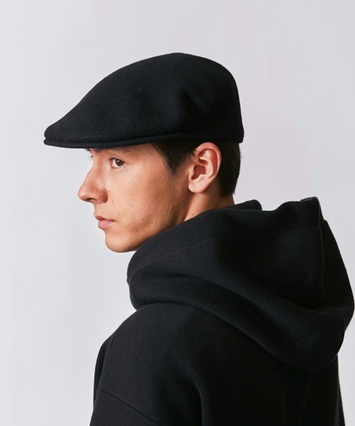KANGOL（カンゴール）の「KANGOL Wool 504（ハンチング/ベレー帽・メンズ・ホワイト/ライトグレー/ブラック/ネイビー/ブラウン/グレー/レッド/ピンク/オレンジ/グリーン/ライトブラウン/ダークグレー/キャメル/ワイン/ブラック×ゴールド・SMALL/MEDIUM/LARGE/X-LARGE/XX-LARGE）」の21枚目の写真