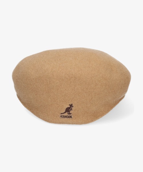 KANGOL（カンゴール）の「KANGOL Wool 504（ハンチング/ベレー帽・メンズ・ホワイト/ライトグレー/ブラック/ネイビー/ブラウン/グレー/レッド/ピンク/オレンジ/グリーン/ライトブラウン/ダークグレー/キャメル/ワイン/ブラック×ゴールド・SMALL/MEDIUM/LARGE/X-LARGE/XX-LARGE）」の18枚目の写真