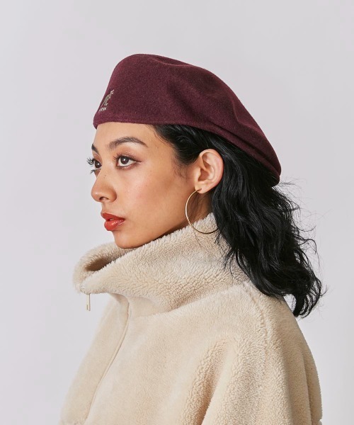 KANGOL（カンゴール）の「KANGOL Wool 504（ハンチング/ベレー帽・メンズ・ホワイト/ライトグレー/ブラック/ネイビー/ブラウン/グレー/レッド/ピンク/オレンジ/グリーン/ライトブラウン/ダークグレー/キャメル/ワイン/ブラック×ゴールド・SMALL/MEDIUM/LARGE/X-LARGE/XX-LARGE）」の19枚目の写真
