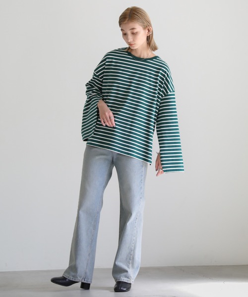 kaja（カジャ） ロングスリーブボーダーTシャツ 展示会限定 KAJA