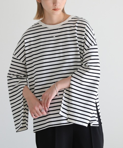 machatt ボーダーロンT トップス Tシャツ ロンT 新品 再販 ボーダー