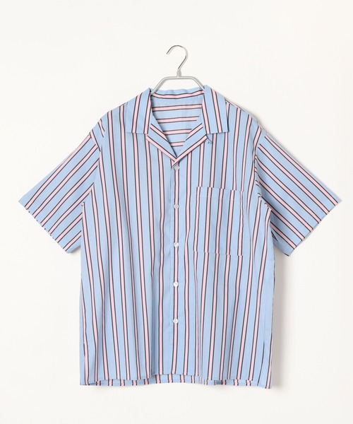 PBLIM(ページボーイリム)の「PAGEBOYLIM/ヒッピーストライプシャツ(シャツ/ブラウス・レディース・ミント/サックスブルー・MEDIUM/LARGE)」の4枚目の写真