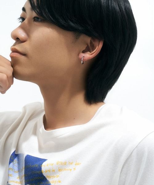 Pt900 フープ ピアス（ピアス（両耳用））｜Jewel closet by L&Co