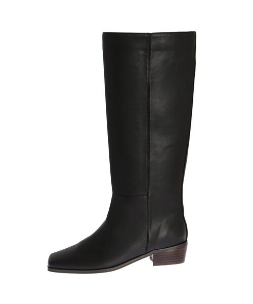 Ungrid（アングリッド）の「スクエアトゥロングブーツ（ブーツ・レディース・ブラック/アイボリー・S/M/L）」の15枚目の写真