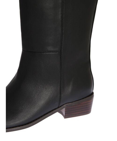 Ungrid（アングリッド）の「スクエアトゥロングブーツ（ブーツ・レディース・ブラック/アイボリー・S/M/L）」の17枚目の写真