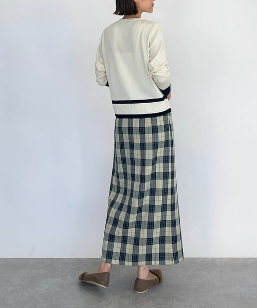 PICCIN(ピッチン)の「【日本製】ゴールドボタンカーディガン(カーディガン/ボレロ・レディース・ブラック/アイボリー・M)」の9枚目の写真