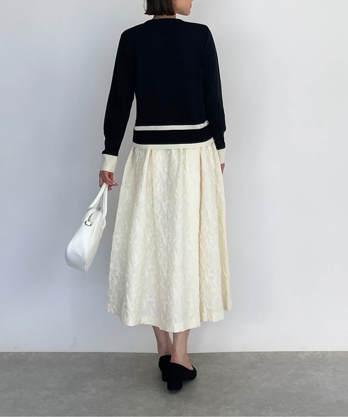 PICCIN(ピッチン)の「【日本製】ゴールドボタンカーディガン(カーディガン/ボレロ・レディース・ブラック/アイボリー・M)」の17枚目の写真