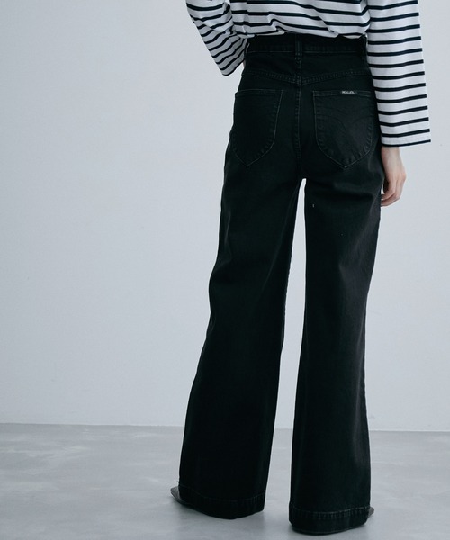 ROLLA'S（ローラス）の「【ROLLA'S】SAILOR JEAN（デニムパンツ・レディース・ブラック・25/26/27）」の4枚目の写真
