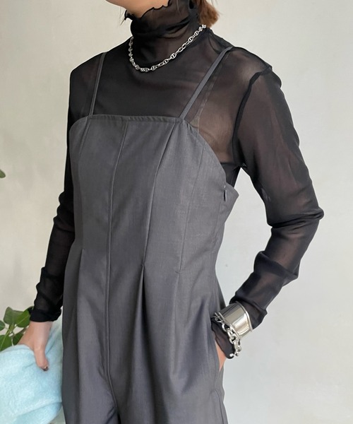 DouDou（ドゥドゥ）の「シアータートル（Tシャツ/カットソー・レディース・ブラック/オフホワイト/グリーン/グレー/ホワイト・FREE）」の3枚目の写真