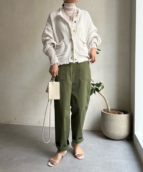 DouDou（ドゥドゥ）の「シアータートル（Tシャツ/カットソー・レディース・ブラック/オフホワイト/グリーン/グレー/ホワイト・FREE）」の10枚目の写真