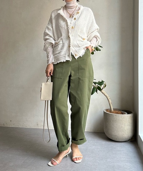 DouDou（ドゥドゥ）の「シアータートル（Tシャツ/カットソー・レディース・ブラック/オフホワイト/グリーン/グレー/ホワイト・FREE）」の12枚目の写真