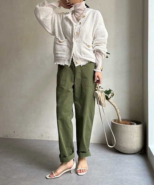 DouDou（ドゥドゥ）の「シアータートル（Tシャツ/カットソー・レディース・ブラック/オフホワイト/グリーン/グレー/ホワイト・FREE）」の14枚目の写真