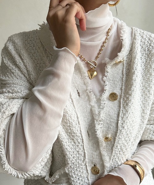 DouDou（ドゥドゥ）の「シアータートル（Tシャツ/カットソー・レディース・ブラック/オフホワイト/グリーン/グレー/ホワイト・FREE）」の18枚目の写真