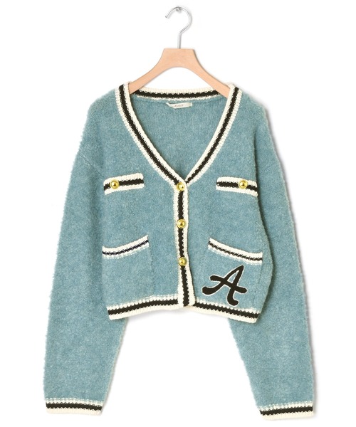 Alley by w closet(アリーバイダブルクローゼット)の「【Alley】レタードカーディガン(カーディガン/ボレロ・レディース・ピンク/アイボリー/ブルー・FREE)」の21枚目の写真