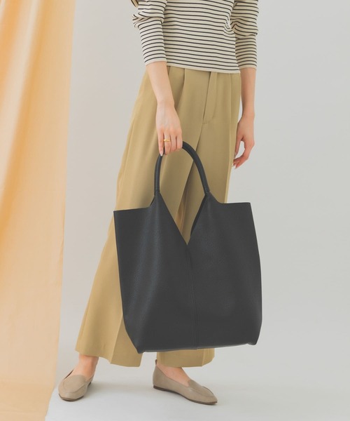 RODE SKO（ロデスコ）の「レザーライクトートバッグ（トートバッグ・レディース・カーキ/シルバー/ゴールド/グレー系その他/アイボリー/ブラック・ONE）」の11枚目の写真