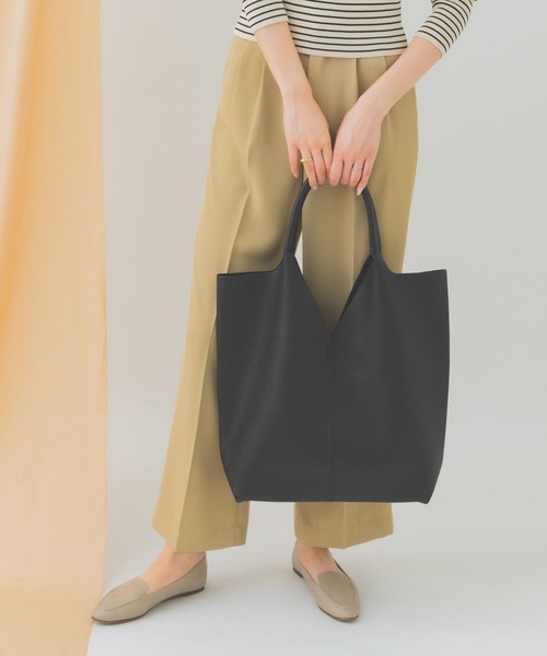 RODE SKO（ロデスコ）の「レザーライクトートバッグ（トートバッグ・レディース・カーキ/シルバー/ゴールド/グレー系その他/アイボリー/ブラック・ONE）」の12枚目の写真