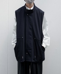 INTER FACTORY | ファッションインフルエンサー yuuki - High neck military vest / ハイネックミリタリーベスト　made in INTER FACTORY(ベスト)