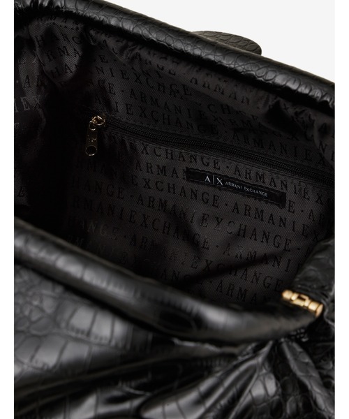 セール】【A|X アルマーニ エクスチェンジ】クロコ柄 フラップ