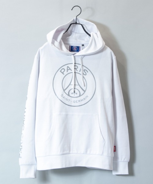 PARIS SAINT-GERMAIN(パリサンジェルマン)の「PSG-Hoodie【Emblem】/パリサンジェルマン エンブレム パーカー(パーカー・メンズ・ホワイト/ブラック・L/XL/M)」の15枚目の写真