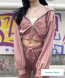 HOLiCベロアZIPパーカー　164328