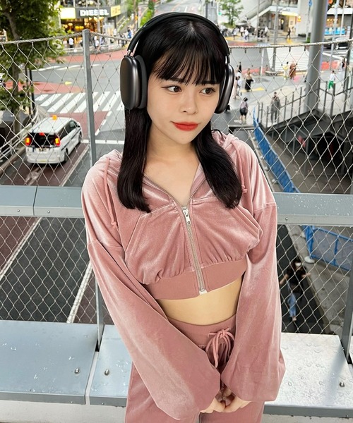 完売大人気商品♡！！トゥララ　甘々♡ホワイトベロアパーカー Global Gmarket Mobile