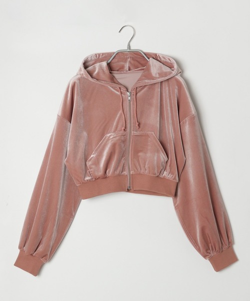 Heather（ヘザー）の「HOLiCベロアZIPパーカー 164328（パーカー