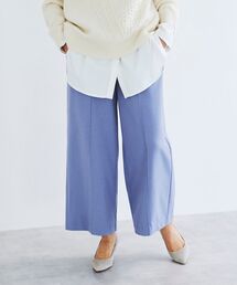 le.coeur blanc（ルクールブラン）の「ウールライクワイドクロップドパンツ（スラックス）」