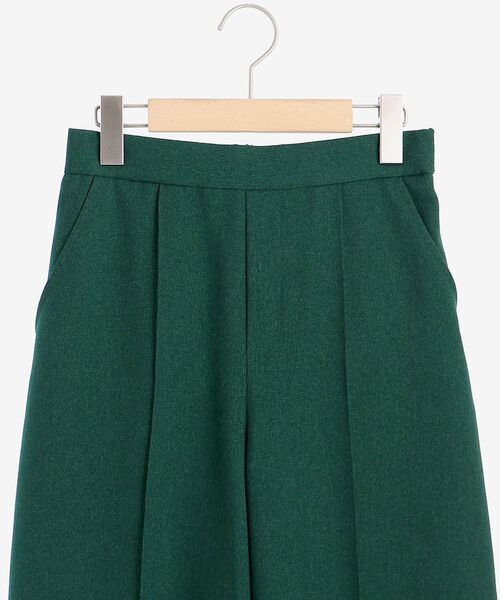 le.coeur blanc(ルクールブラン)の「ウールライクワイドクロップドパンツ(スラックス・レディース・グレイッシュベージュ/ピンク系その他/ダークグリーン/ブラック/ブルー・36/38)」の10枚目の写真