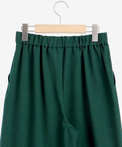 le.coeur blanc(ルクールブラン)の「ウールライクワイドクロップドパンツ(スラックス・レディース・グレイッシュベージュ/ピンク系その他/ダークグリーン/ブラック/ブルー・36/38)」の9枚目の写真