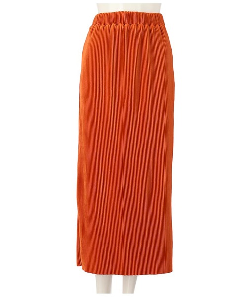 ANAP（アナップ）の「起毛プリーツロングスカート（スカート・レディース・アイボリー/ブラック/オレンジ・FREE）」の7枚目の写真