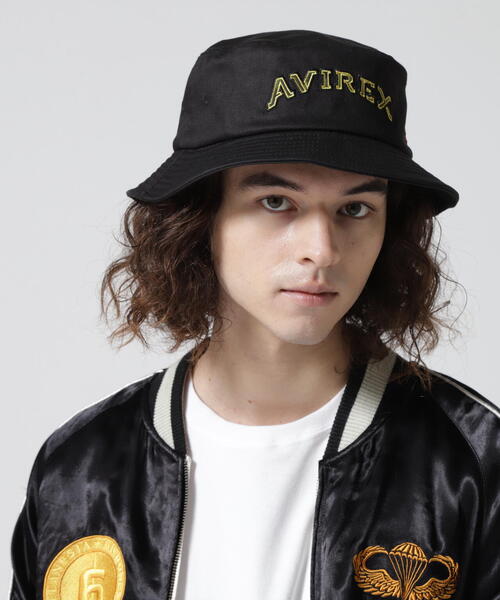 AVIREX（アヴィレックス）の「Ａ-STAR LOGO BUCKET HAT / Ａスター ロゴ バケット ハット / AVIREX / アヴィレックス（ハット・メンズ・ホワイト系2/オレンジ/ブラック・F）」の10枚目の写真