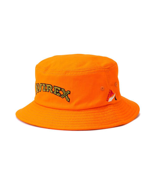 AVIREX（アヴィレックス）の「Ａ-STAR LOGO BUCKET HAT / Ａスター ロゴ バケット ハット / AVIREX / アヴィレックス（ハット・メンズ・ホワイト系2/オレンジ/ブラック・F）」の13枚目の写真