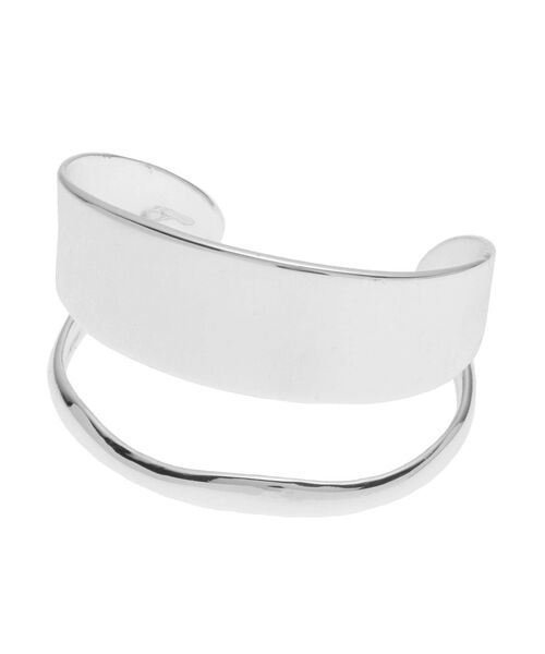 EVRIS（エヴリス）の「METAL BIG バングル（バングル/リストバンド・レディース・シルバー/ゴールド・FREE）」の11枚目の写真