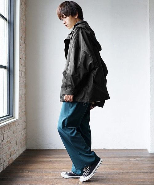 MinoriTY（マイノリティ）の「ドルマンシルエットマウンテンパーカー（マウンテンパーカー・メンズ・ブラック/ベージュ/グレイッシュベージュ・L/M）」の7枚目の写真